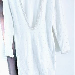 Beautiful Winter w/ Perl embellishments Wedding Dress NWOT